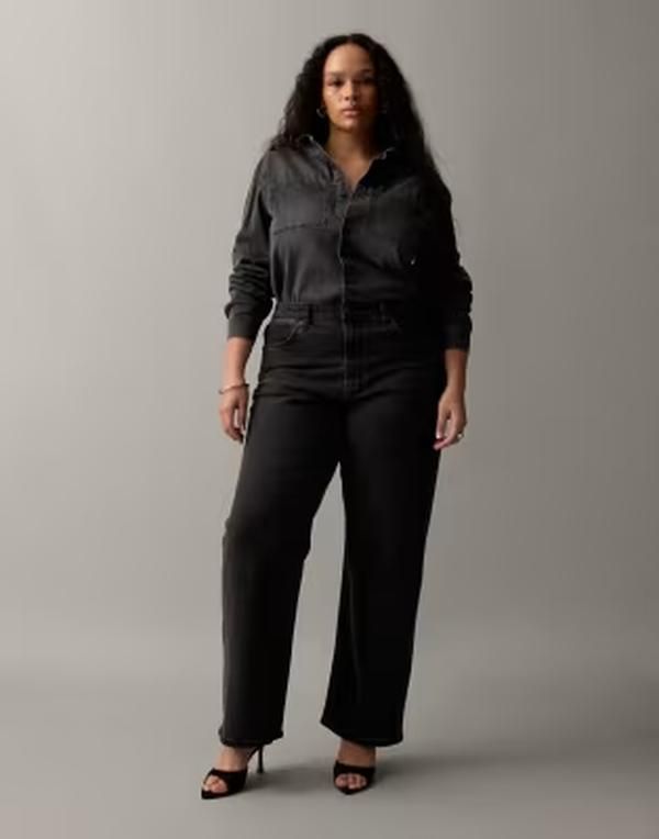 エイソス レディース ボトムス デニムパンツ ストレート ジーンズ ASOS Curve ASOS DESIGN Curve comfort stretch straight leg jeans WA