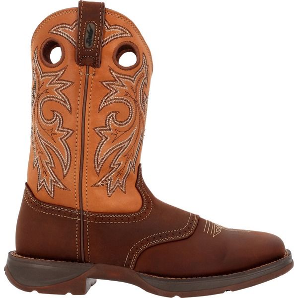ドゥランゴ メンズ シューズ ブーツ・レインブーツ Tシャツ DURANGO Waterproof Steel Toe Western Boot Brown And Tan ブラウン