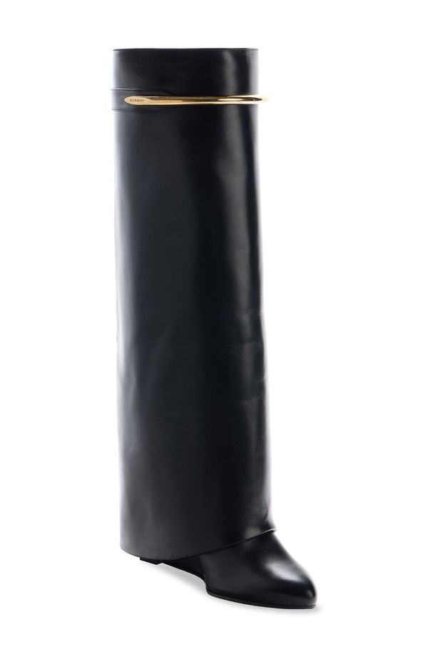 ジバンシー レディース シューズ ブーツ・レインブーツ トール Givenchy Shark Pinch Tall Boot Black ブラック