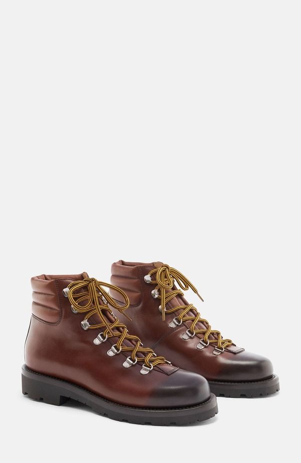 スカロッソ レディース シューズ ブーツ・レインブーツ SCAROSSO Catherine Boots Chestnut Calf