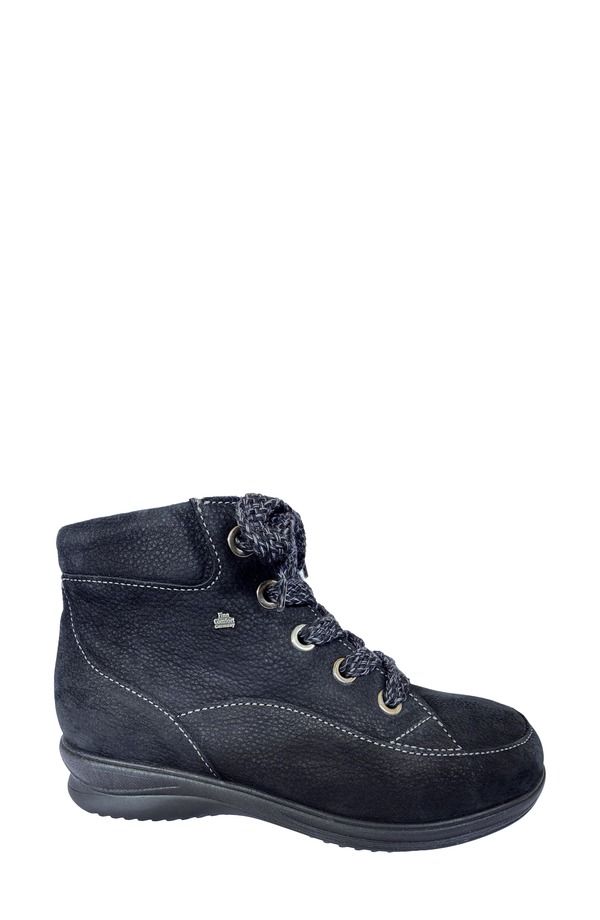 フィンコンフォート レディース シューズ ブーツ・レインブーツ Finn Comfort Parsenn Bootie Black Nubuk ブラック