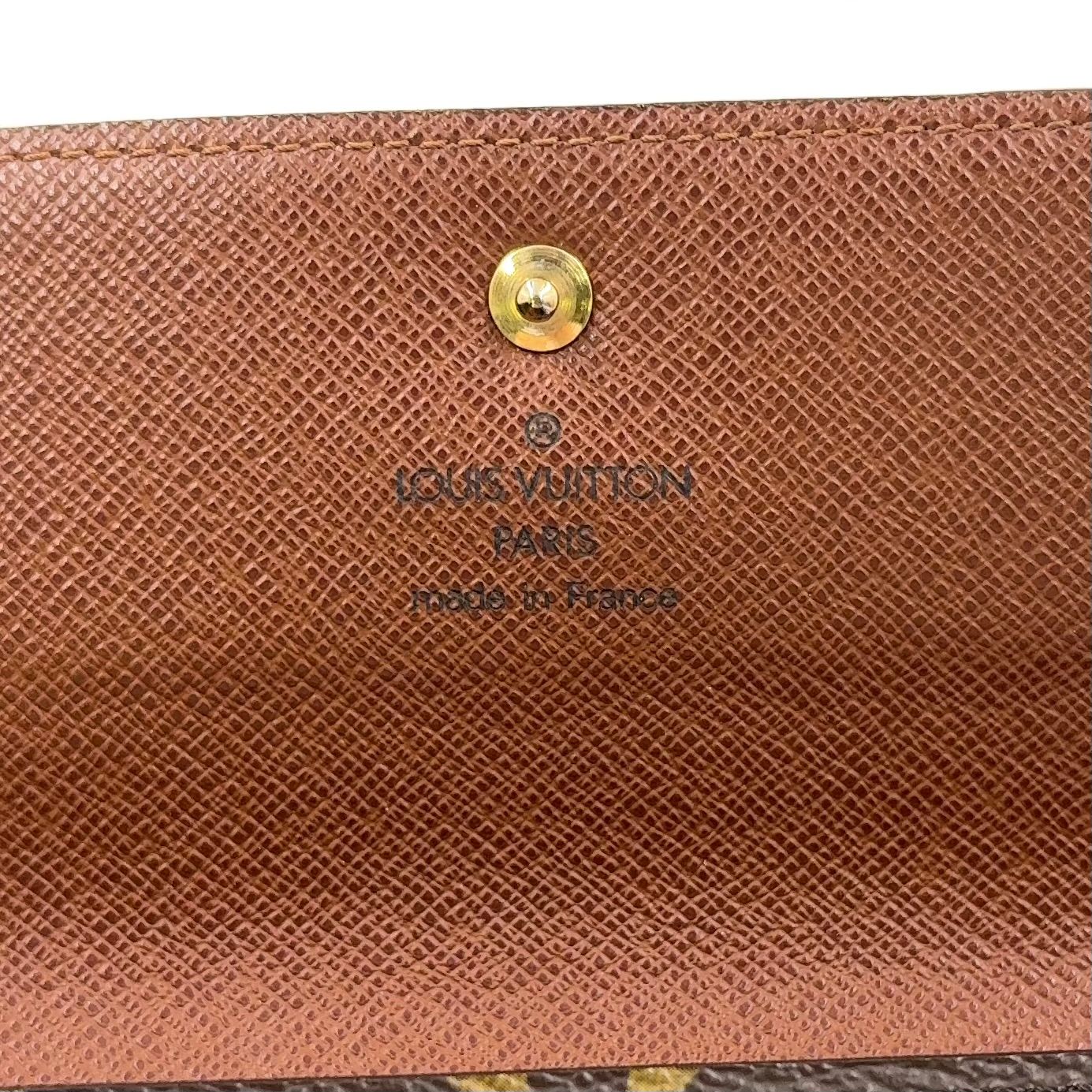 新着】LOUIS VUITTON ポルトトレゾール エテュイ パピエ モノグラム