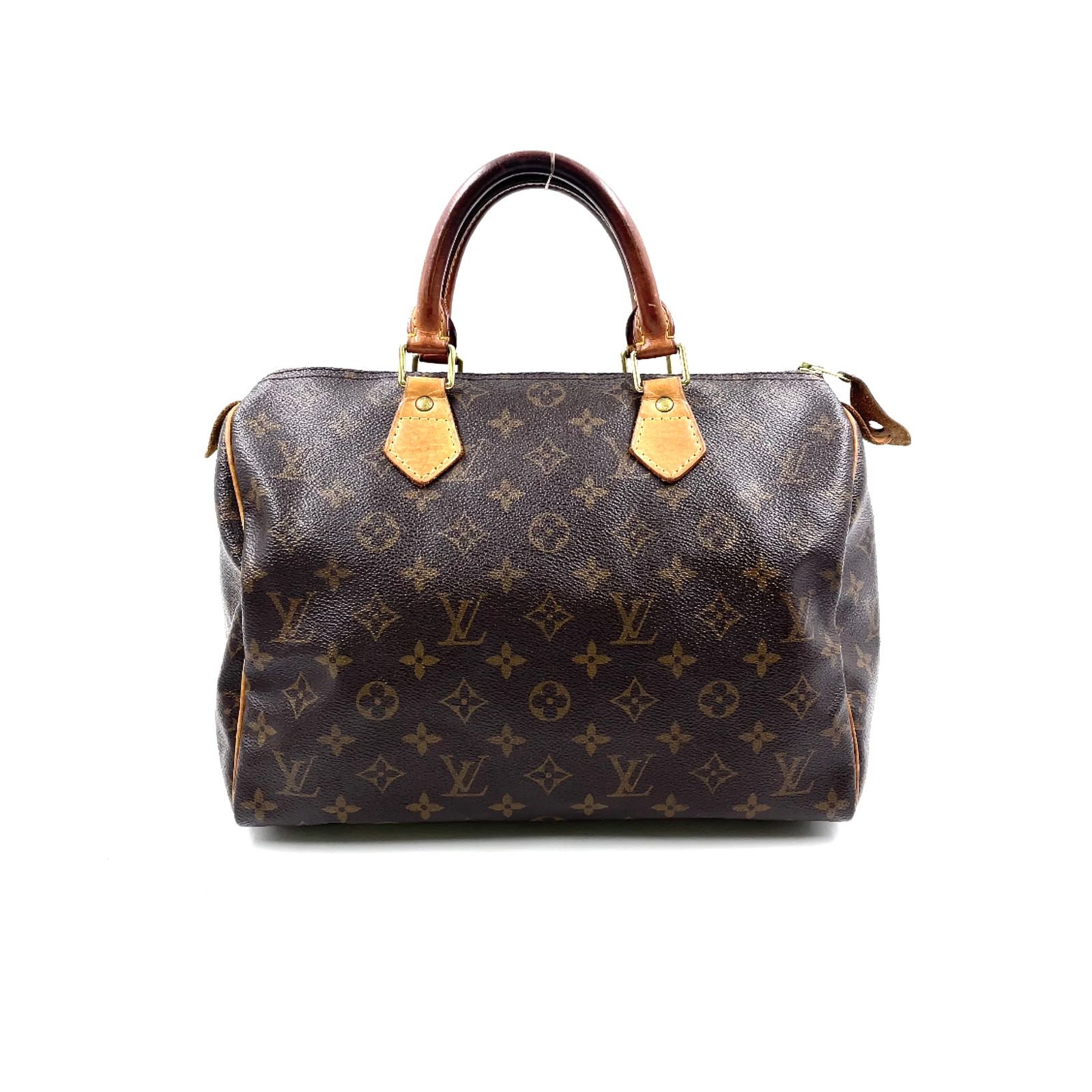 【新着】LOUIS VUITTON スピーディ30 モノグラム モノグラム レザー、PVC ブラウン ハンドバッグ ゴールド M41526