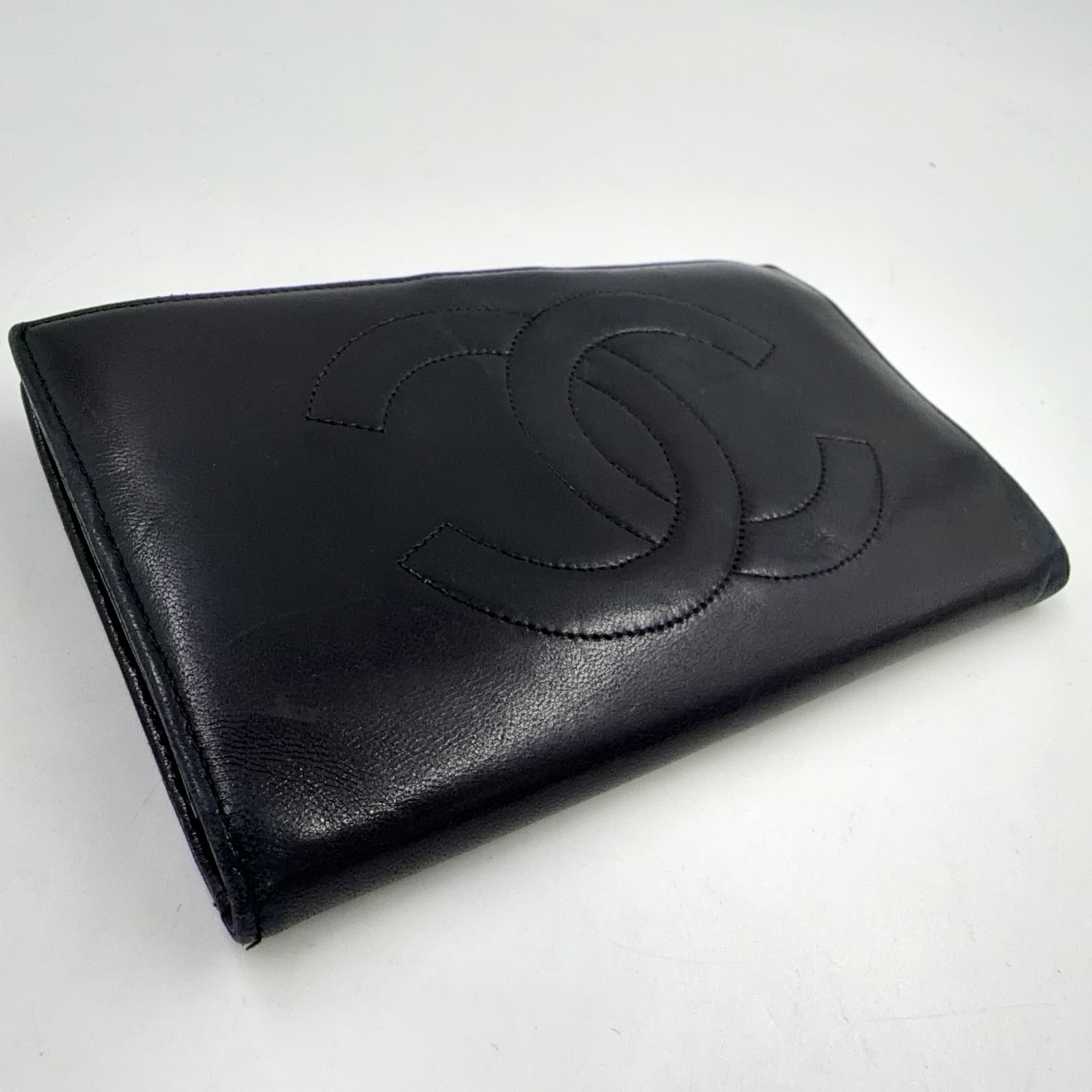 新着】CHANEL ココマーク シリアル番号4番台 ラムスキン ブラック 二