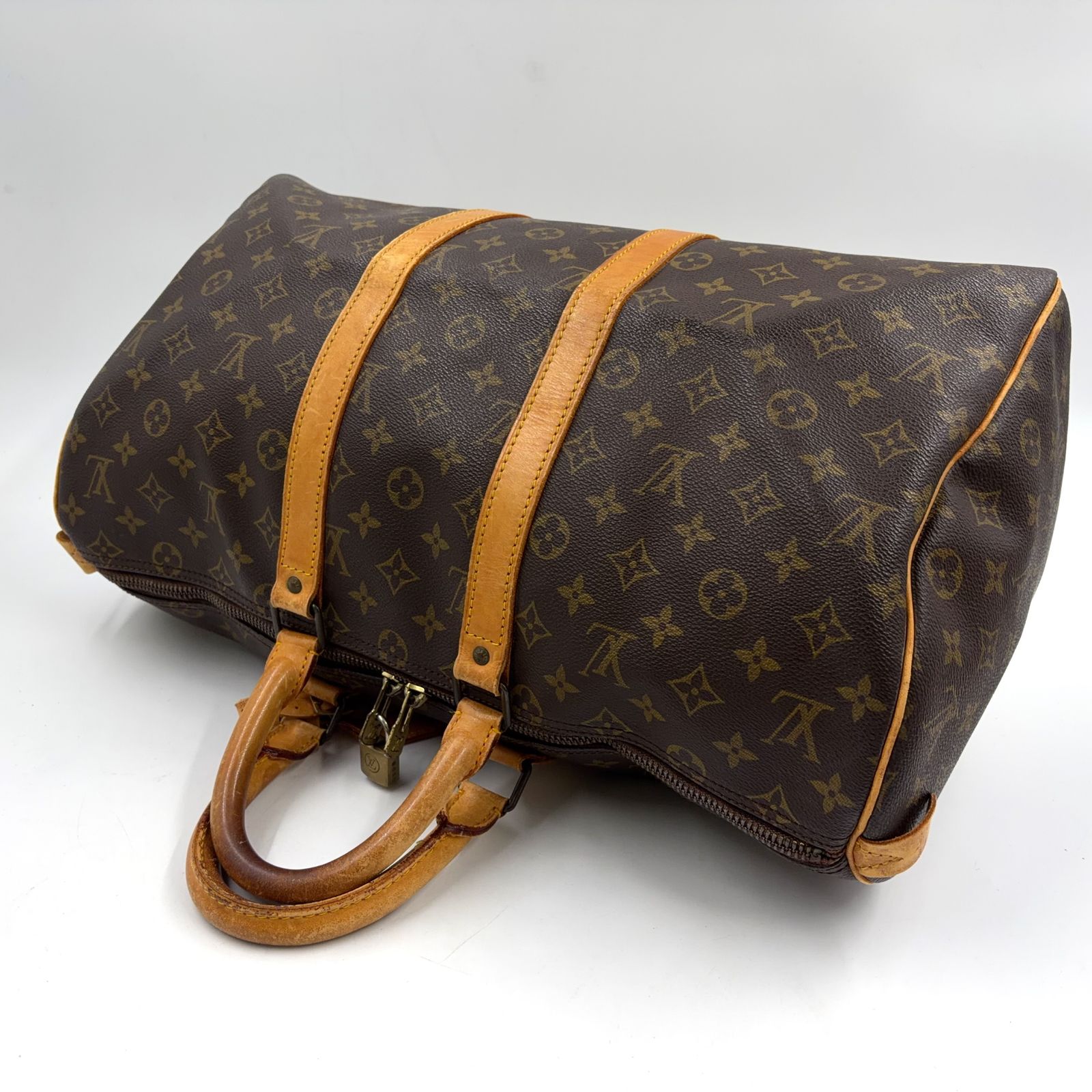 新着】LOUIS VUITTON キーポル45 モノグラム モノグラム レザー、PVC 