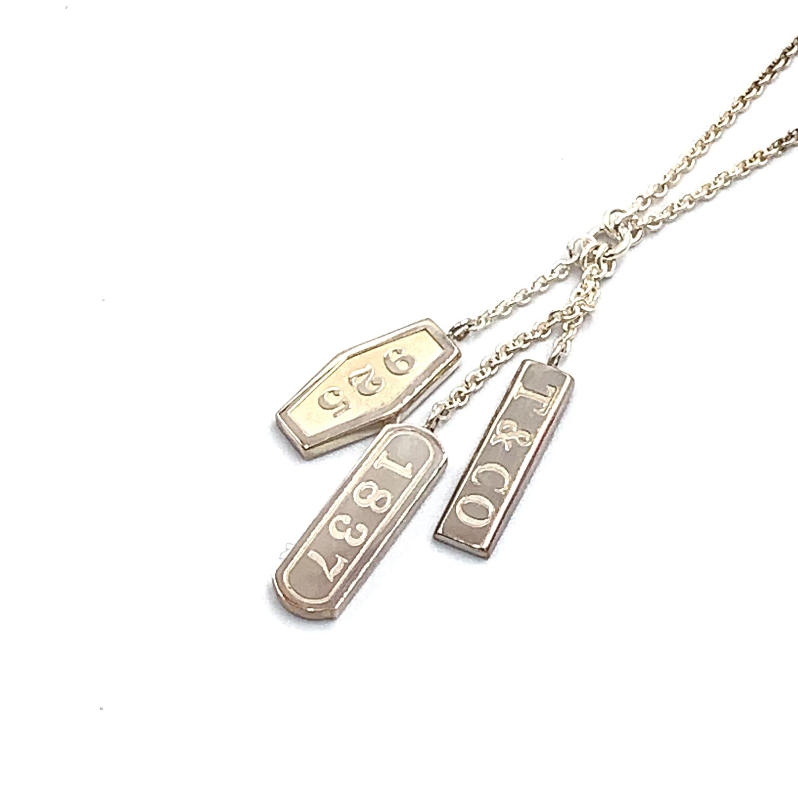 【新着】TIFFANY & Co. 1837 エレメント SV925 シルバー ネックレス