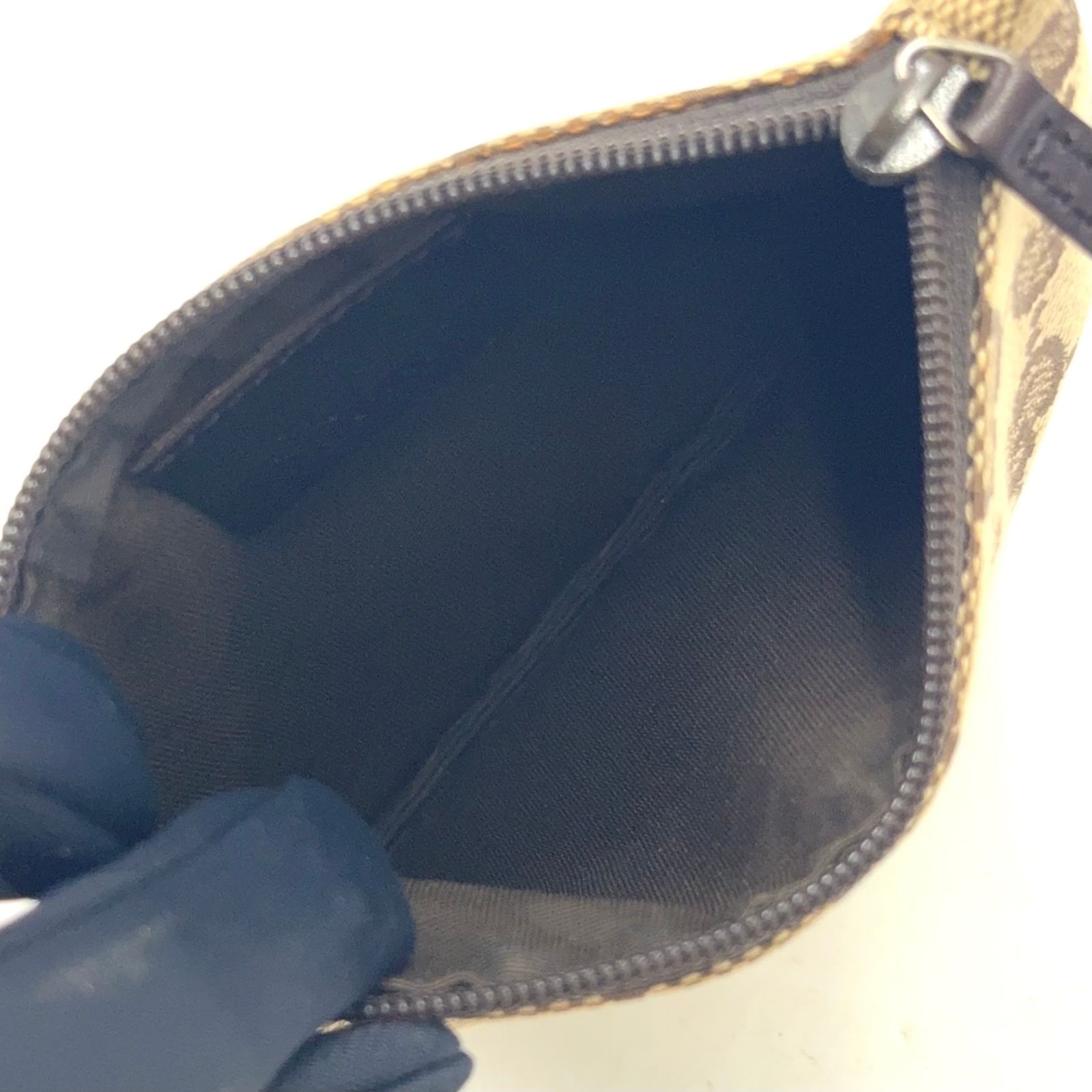 新着】GUCCI GG柄 ポケットティッシュ入れ キャンバス ブラウン ポーチ