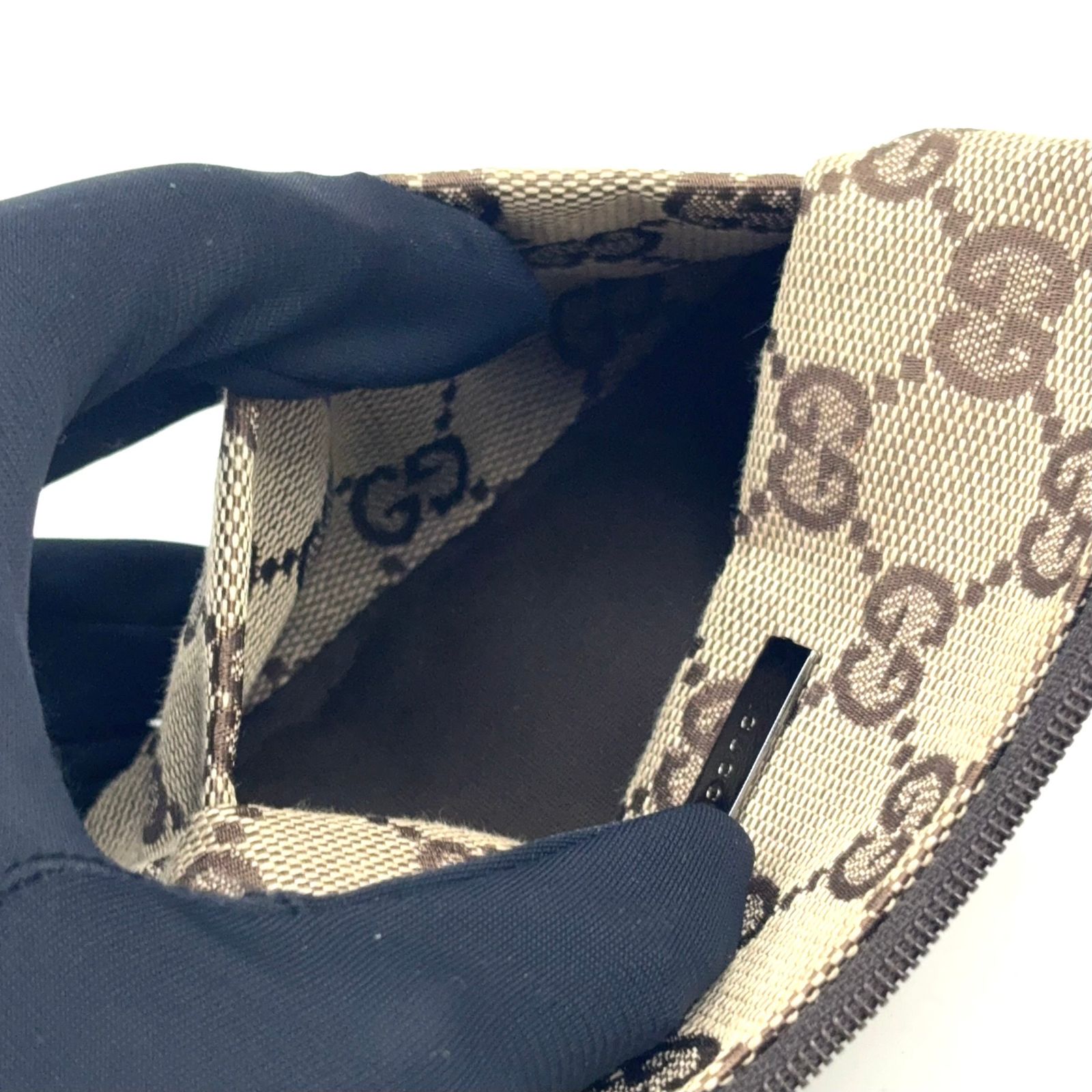 新着】GUCCI GG柄 ポケットティッシュ入れ キャンバス ブラウン ポーチ