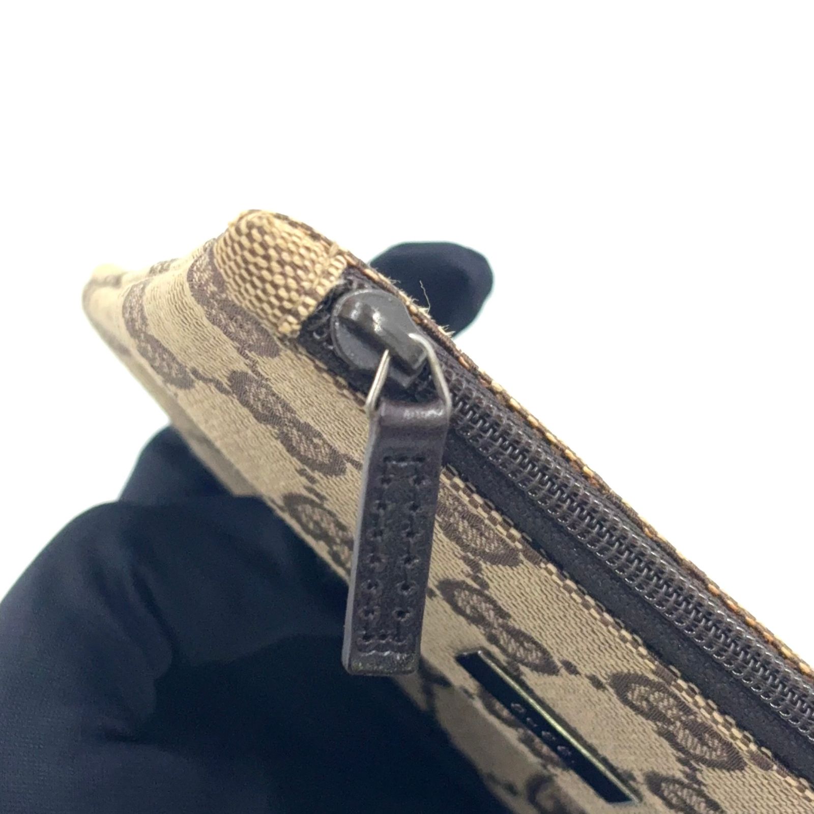 新着】GUCCI GG柄 ポケットティッシュ入れ キャンバス ブラウン ポーチ