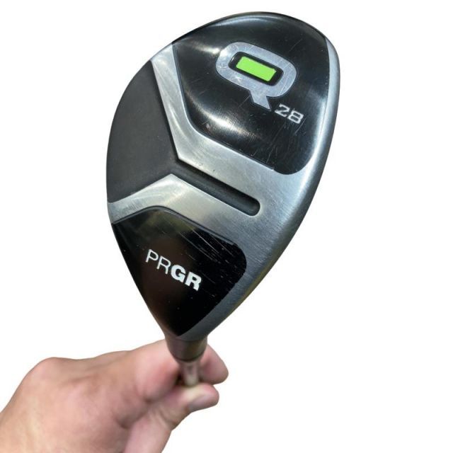 【中古】 プロギア Q 28° ユーティリティ UT Q オリジナルカーボン (フレックスR) メンズ 男性用 右利き 右用 Dランク ゴルフクラブ