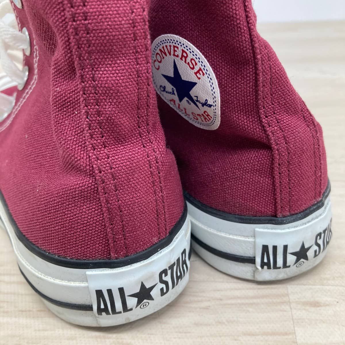 CONVERSE コンバース 22.5cm ハイカットスニーカー ボルドー/エンジ 