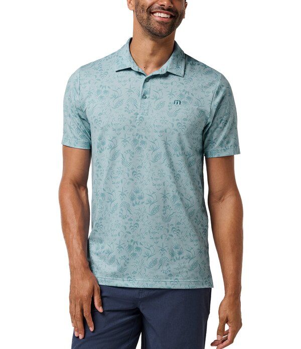 トラビスマヒュー メンズ トップス シャツ TravisMathew Featherweight Paradise Short Sleeve Polo Shirt Forget Me Not