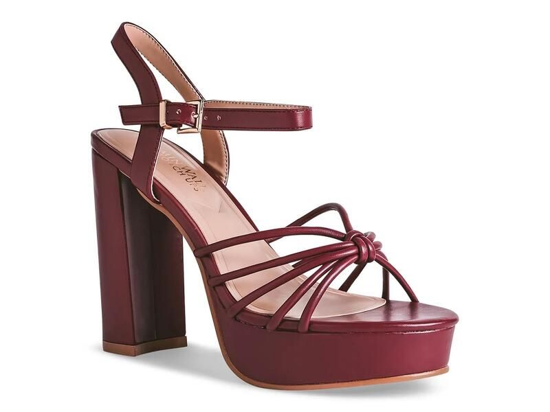 ベンジャミンウォーク レディース シューズ サンダル プラットフォーム Touch Ups by Benjamin WalkTiara Platform Sandal Dark Red レッド