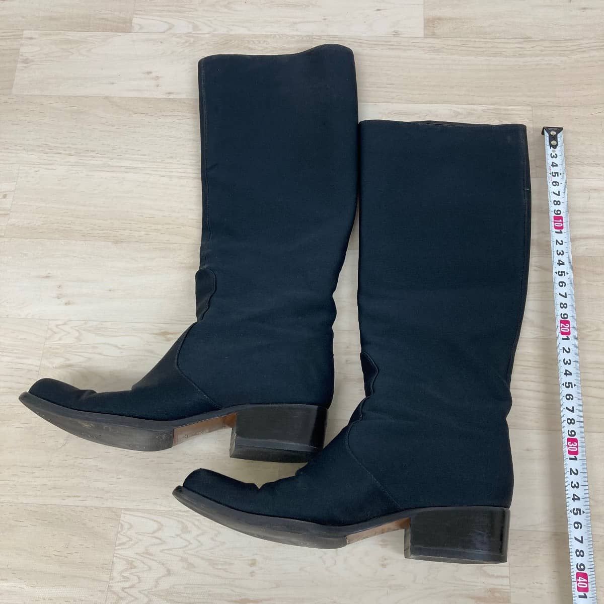 sergio rossi ロングブーツ レディース ブラック 35 1/2(22.5cm相当