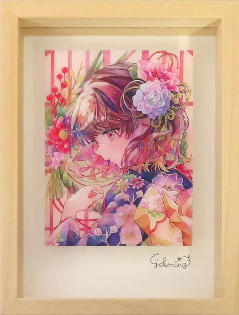 【中古】置物・装飾品 01.NEW YEAR(優子鈴) レイヤーアートフレーム 「優子鈴×place des Arts.」