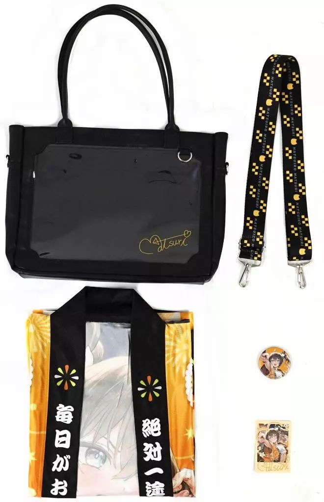 【中古】グッズセット 夏色まつり 活動7周年記念フルセット 数量限定ver.(直筆サイン入りチェキ風ブロマイドカード付き) 「バーチャルYouTuber ホロライブ 夏色まつり 活動7周年記念」