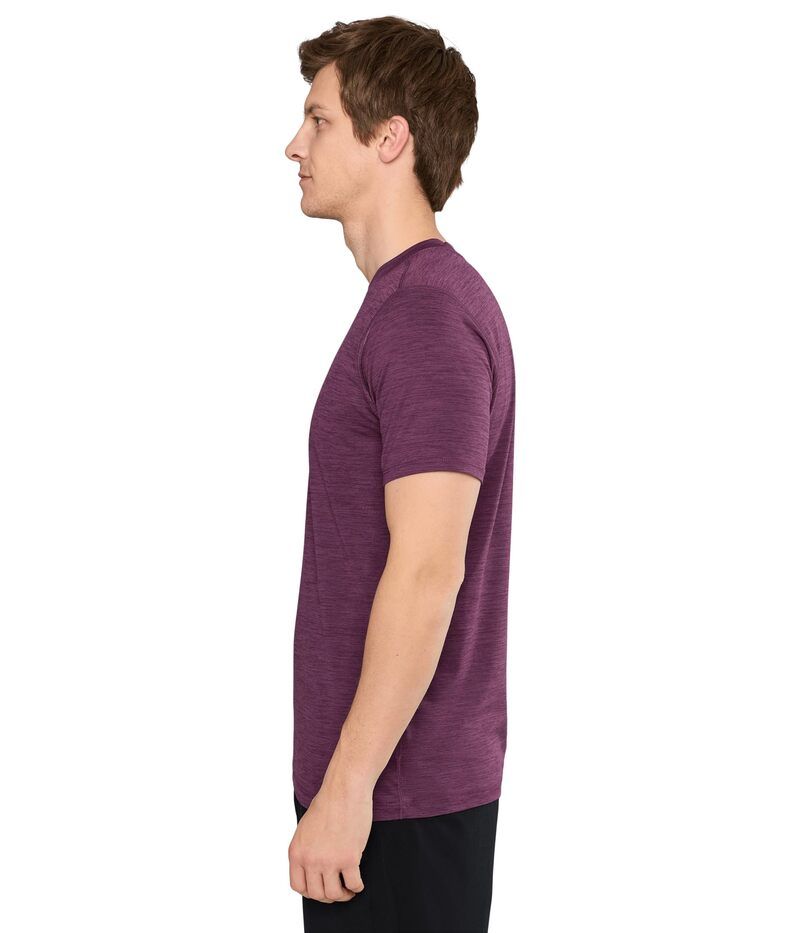 ブルックス メンズ トップス シャツ Brooks Luxe Short Sleeve Heather Burgund ヘザー ブルックス メンズ トップス シャツ Brooks Luxe Short Sleeve Heather Burgund ヘザー