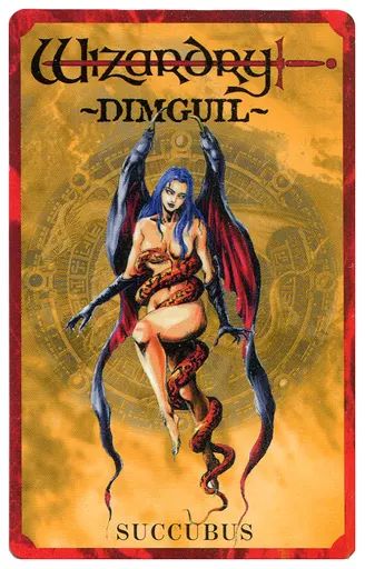 【中古】キャラカード(キャラクター) [単品] サッキュバス モンスターカード 「PSソフト ウィザードリィ DIMGUIL」 同梱特典