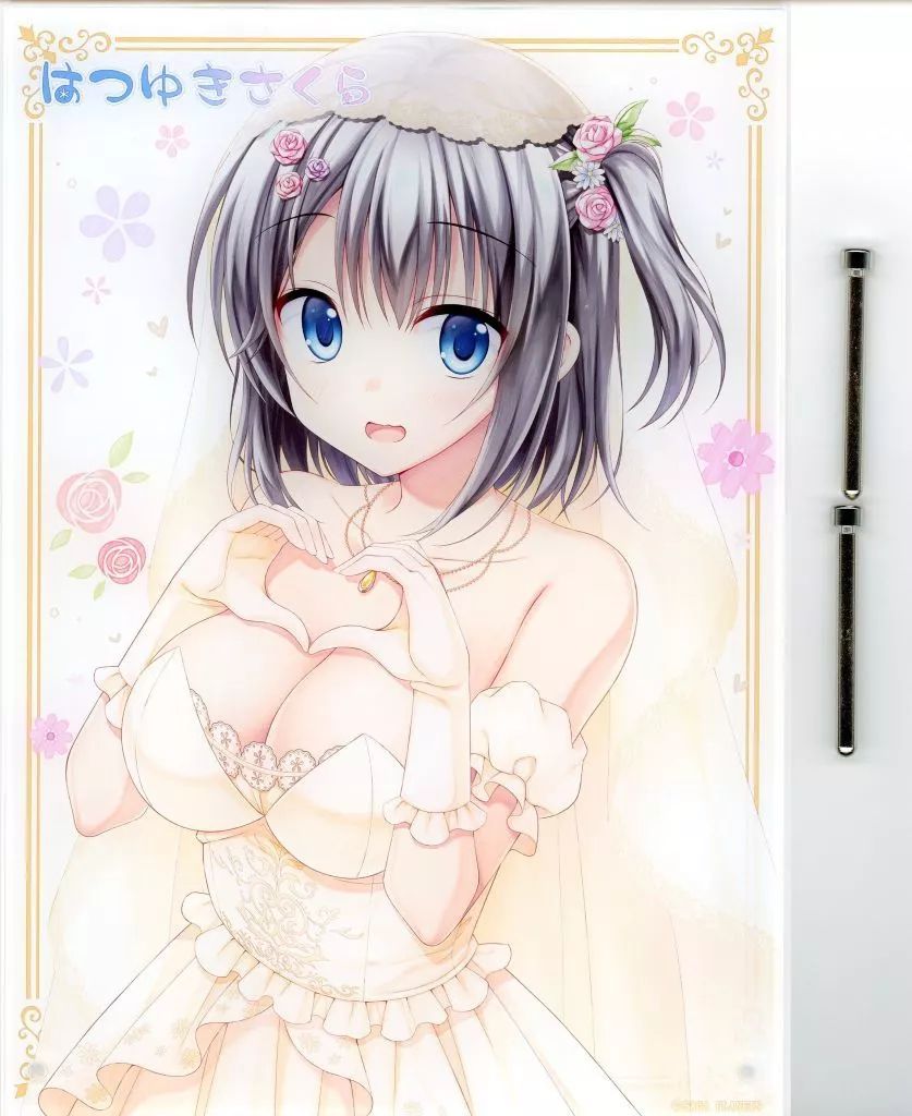 【中古】アクリルスタンド・アクリルパネル 東雲希 中国版発売記念 ウェディング A4アクリルパネル 「はつゆきさくら」 Character Goods Festa2025夏グッズ
