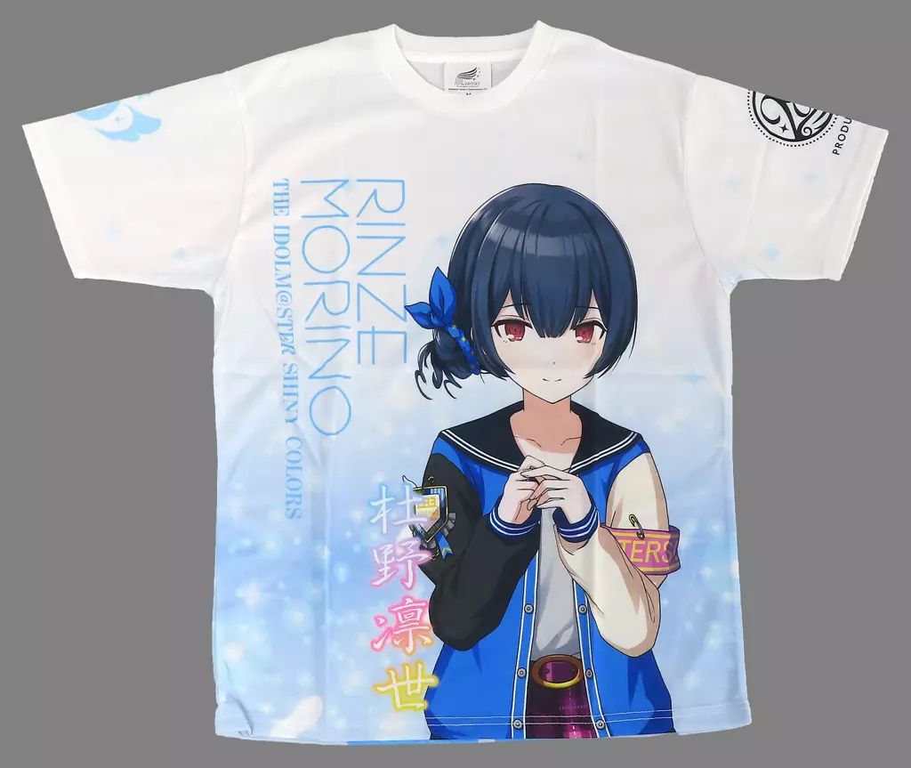 【中古】Tシャツ(キャラクター) 杜野凛世 公式フルグラフィックTシャツ ブルー Mサイズ 「THE IDOLM＠STER SHINY COLORS 1stLIVE FLY TO THE SHINY SKY」