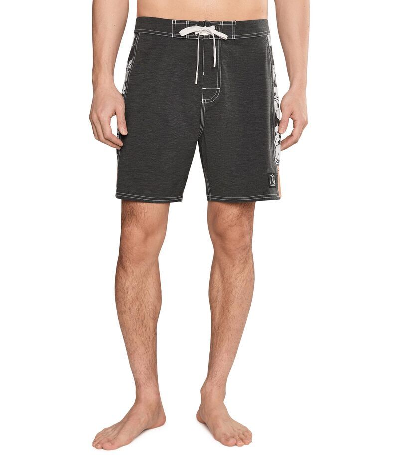 クイックシルバー メンズ ボトムス ハーフパンツ・ショーツ ショートパンツ Quiksilver Original Arch 18 Boardshorts Black ブラック