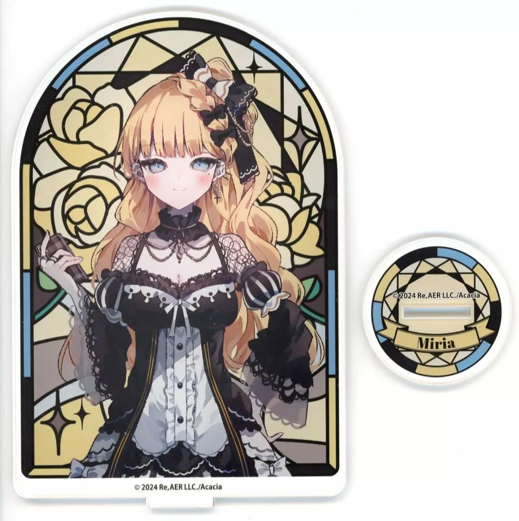 【中古】アクリルスタンド・アクリルパネル 佐伯ミリア ステンドグラス風アクリルスタンド 「くじメイト 魔法少女ノ魔女裁判」 C-6賞