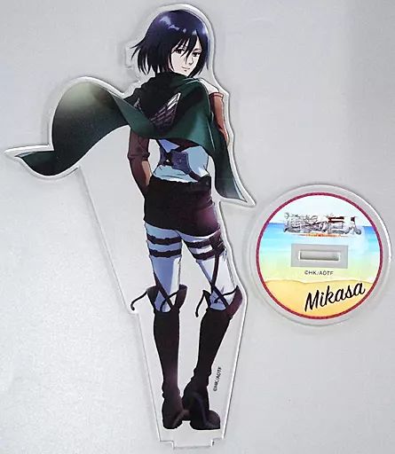 【中古】アクリルスタンド・アクリルパネル ミカサ・アッカーマン BIGアクリルスタンド 「進撃の巨人 The Final Season×カラオケの鉄人」
