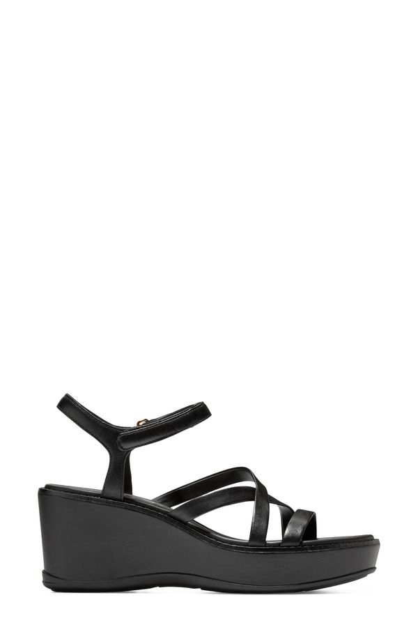 コールハーン レディース シューズ ヒール サンダル Cole Haan Grand Ambition Azura Strappy Sandal Black Leather ブラック コールハーン レディース シューズ ヒール サンダル Cole Haan Grand Ambition Azura Strappy Sandal Black Leather ブラック