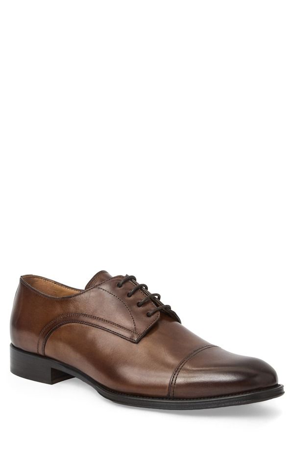 ブルーノマグリ メンズ シューズ ダービー キャップ Bruno Magli Borgo Cap Toe Derby Brown Calf ブラウン