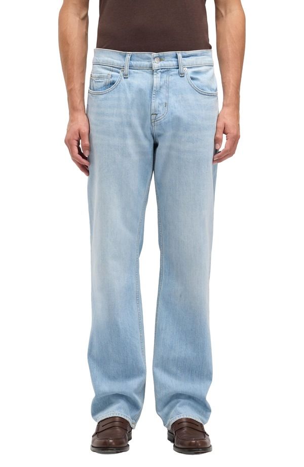 セブンフォーオールマンカインド メンズ ボトムス デニムパンツ ストレート ジーンズ 7 For All Mankind Austyn Relaxed Straight Leg Jeans Cryst