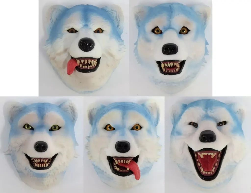 【中古】マグネット・磁石 全5種セット MWAM フェイスマグネット 「一番くじ MAN WITH A MISSION 15th ANNIVERSARY」 H賞