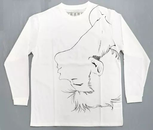 【中古】衣類 浦飯幽助の”バイバイ”ロングスリーブTシャツ ホワイト Mサイズ 「幽☆遊☆白書」 冨樫義博展 -PUZZLE-グッズ