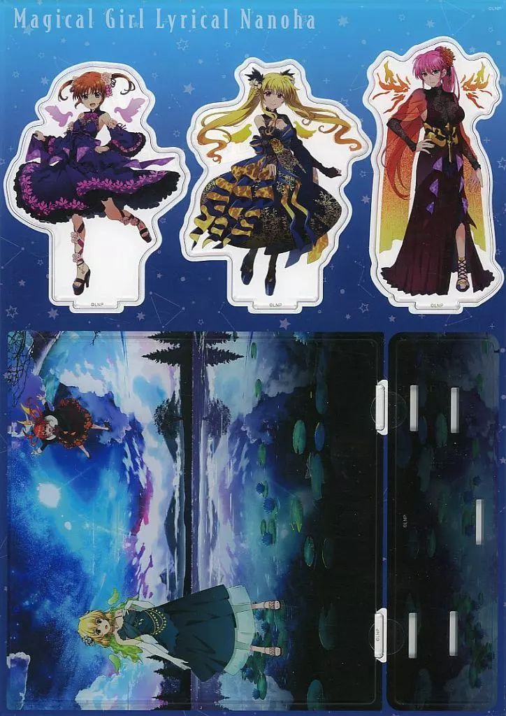 【中古】アクリルスタンド・アクリルパネル 集合A リリカルファンタジーVer. アクリルジオラマ 「魔法少女リリカルなのは リリカル☆ストア2023 ～リリカルファンタジー～」