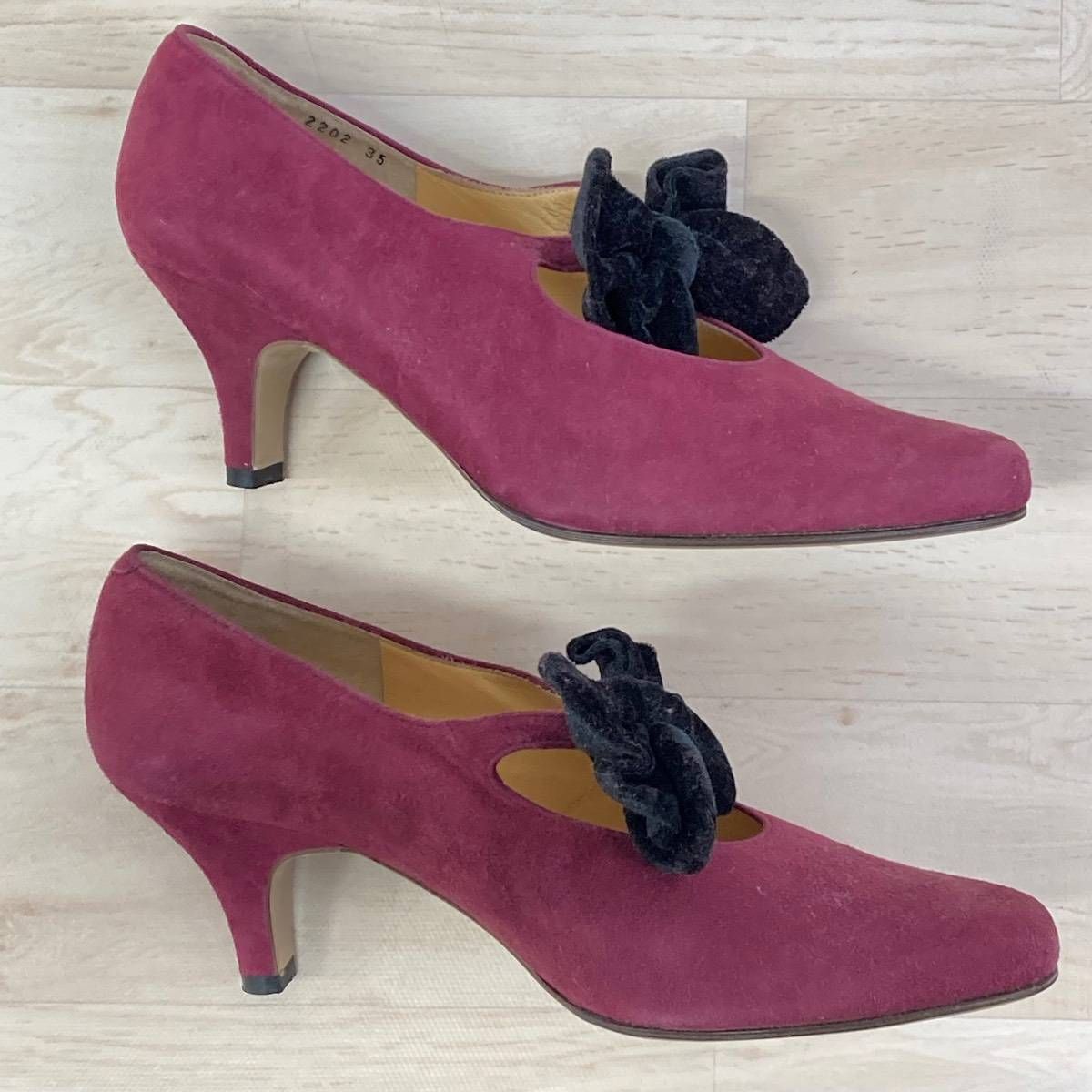 NINA RICCI ニナリッチ パンプス 35(22.5cm相当) 2202 パープル