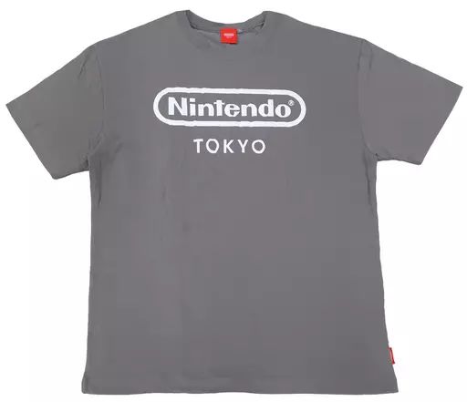 【中古】衣類 ロゴTシャツ グレー XLサイズ 「Nintendo TOKYO」
