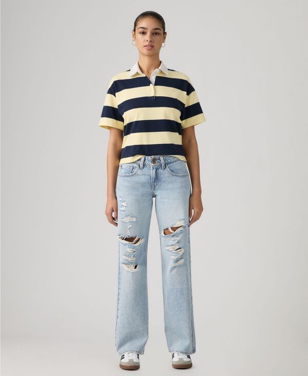 リーバイス レディース ボトムス デニムパンツ Levis WomensuperLow DoubleButton RelaxedFit Denim Jean Dont Miss デニム