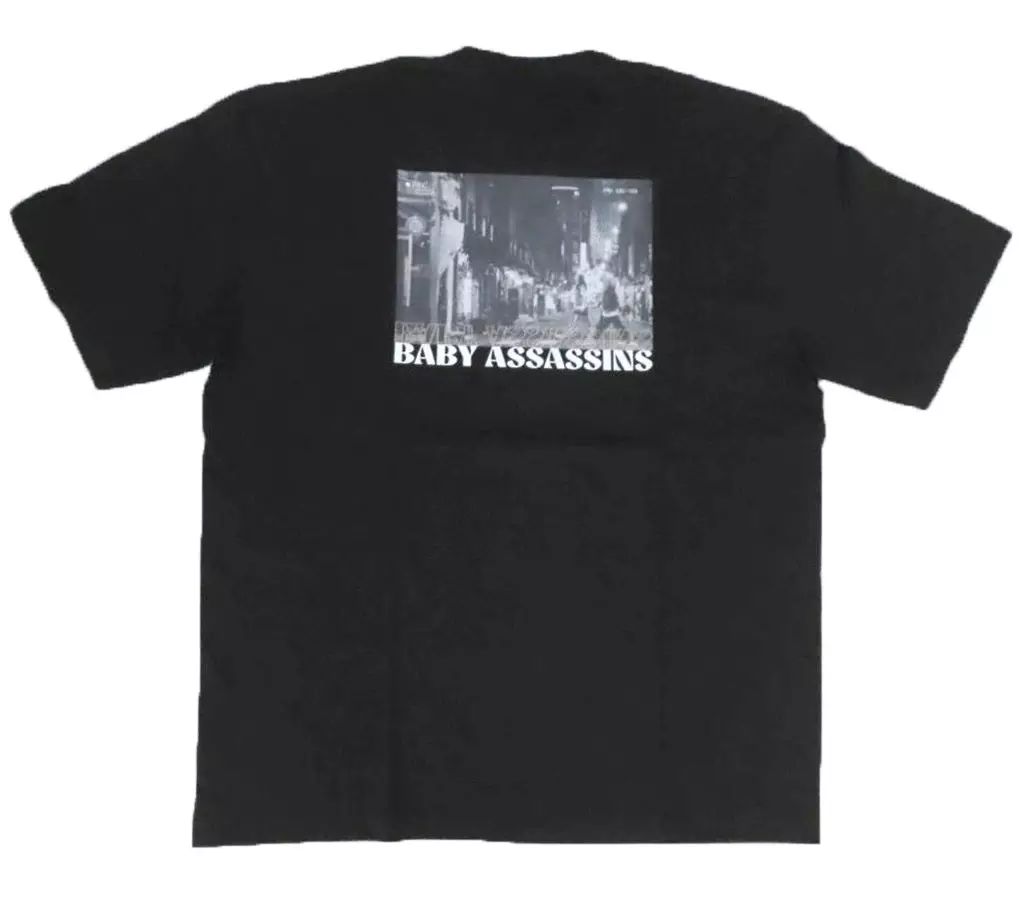 【中古】Tシャツ 高石あかり(杉本ちさと)＆伊澤彩織(深川まひろ) フォトグラフTシャツ ブラック Lサイズ 「ベイビーわるきゅーれ エブリデイ! POP-UP SHOP ＆ CAFE in ツリービレッジ!」