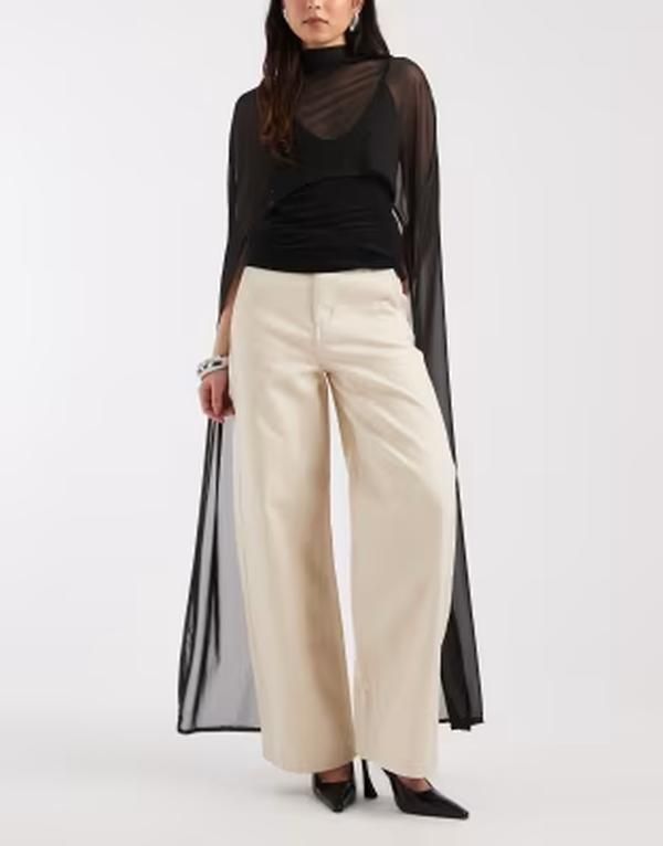 アンドアザーストーリーズ レディース ボトムス カジュアルパンツ ストレート コットン Other Stories pure cotton straight leg pants WHITE ホワイト