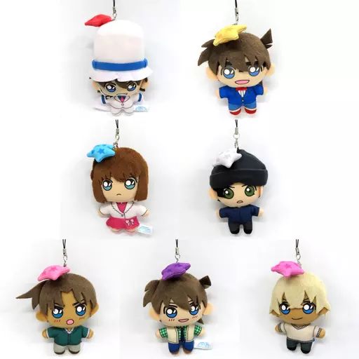 【中古】雑貨 全7種セット マスコットぬいぐるみ 「セガ ラッキーくじ 名探偵コナン~Romantic Star~」 C賞