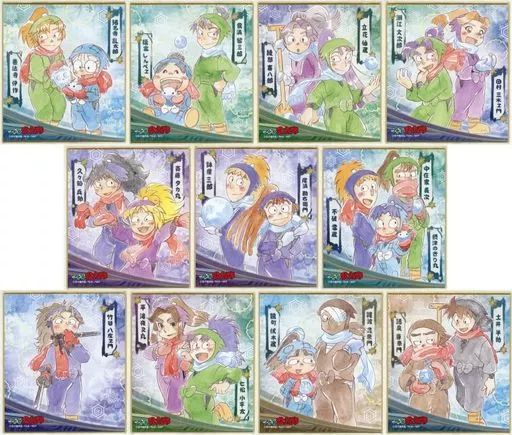 【中古】紙製品 全11種セット ミニ色紙「忍たま乱太郎 ミニ色紙コレクション」