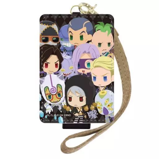 【中古】財布・パスケース(キャラクター) 暗殺チーム ジョジョのピタパタポップ ICカードケース 「ジョジョの奇妙な冒険 第五部 黄金の風」