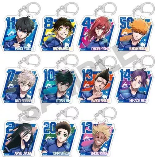【中古】雑貨 全11種セット 「ブルーロック トレーディングアクリルキーホルダー」
