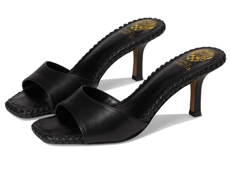 ヴィンスカムート レディース シューズ ヒール サンダル Vince Camuto Emmla Stitched Mule Sandal Black ブラック