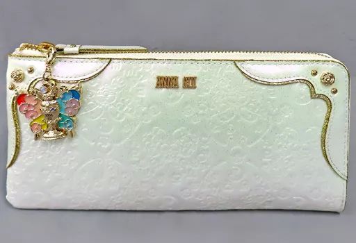 【中古】雑貨 ホワイト Lファスナー長財布 「美少女戦士セーラームーン×ANNA SUI」