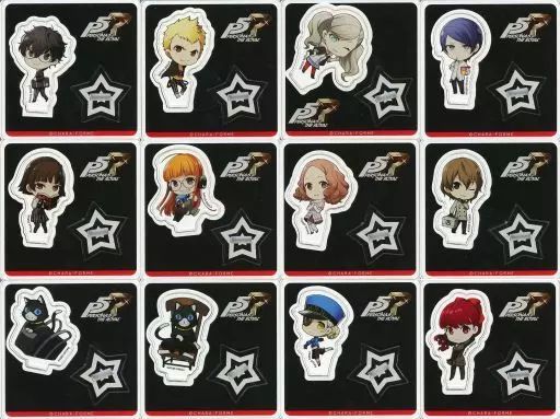ペルソナ5 アクリルスタンド 12種セット 中古】アクリルスタンド・アクリルパネル 全12種セット 「ペルソナ5 ザ
