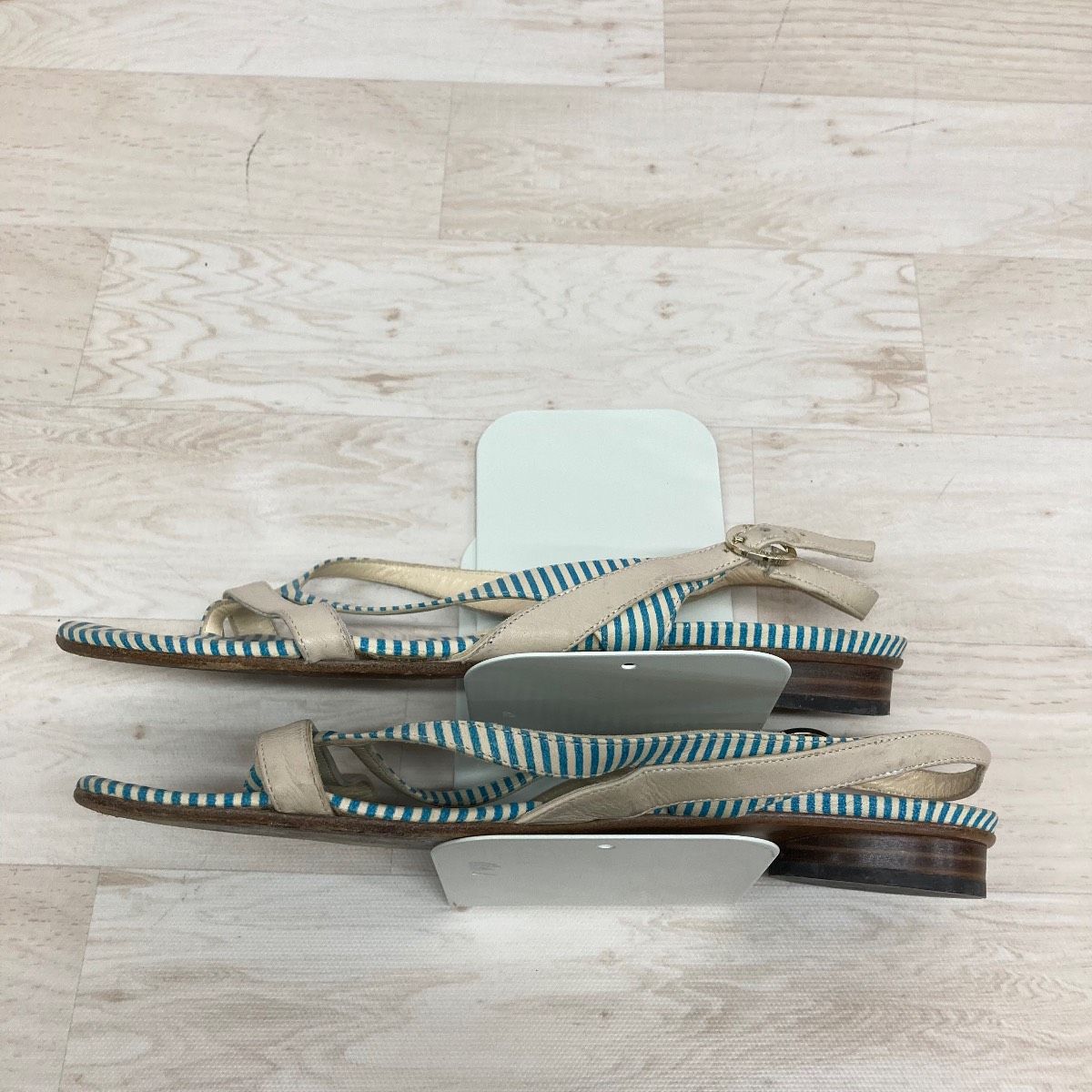 FENDI/フェンディ サンダル レディース 38(24cm相当) ストライプ 