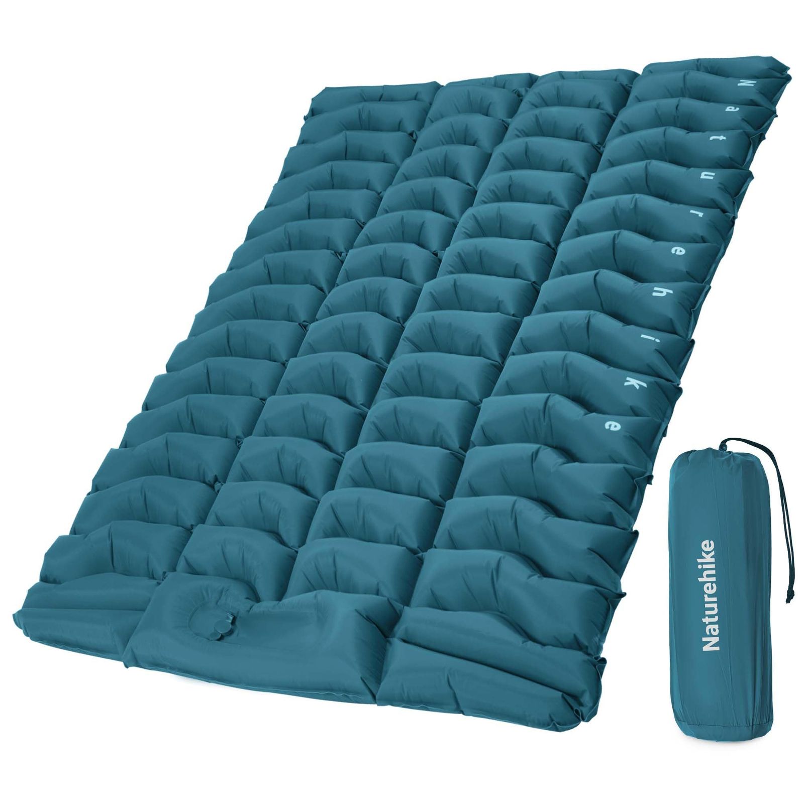 Naturehike エアーマット キャンプ マット【足踏み式 厚手9.5CM】エアマット コンパクト 枕付き/枕なし 9.5CM 厚さ 断熱 R値1.8 防水 耐久 キャンプ用 テント用 車中泊 防災 登山 お花見に 持ち運び便利 簡単収納 6fcba202