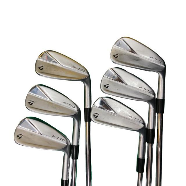 【中古】 テーラーメイド Taylor Made P・770(2023) 6S アイアンセット IR Dynamic Gold EX TOUR ISSUE (フレックスS) メンズ 男性用 右利き 右用 Cランク ゴルフクラブ