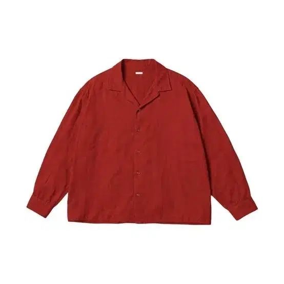 3 アプレッセ ヴィンテージ シルク リネン シャツ レッド