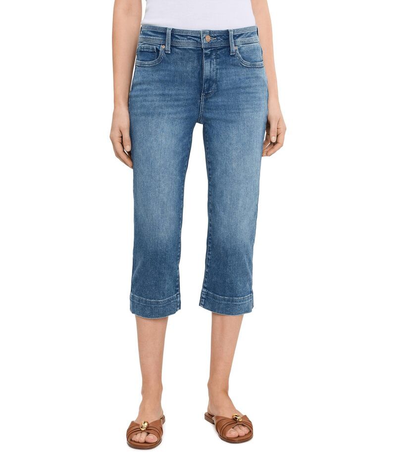 エヌワイディージェイ レディース ボトムス デニムパンツ ジーンズ Nydj ReNew Denim Crop Jeans in Breezy PalmsWo Breezy Palms デニム